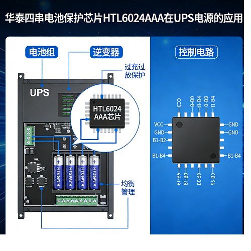 ͣ����ֻţ���̩ HTL6024AAA оƬ������ UPS ��Դ��ذ�ȫ����